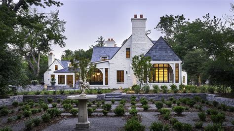 modern tudor farmhouse